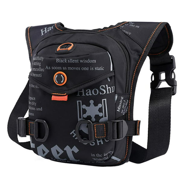 Men/'s Outdoor Canvas Belt Fanny Pack Waist Bag Crossbody Shoulder Chest Backpack